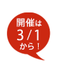 開催は3/1から！