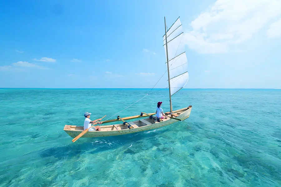 沖縄の伝統漁船　サバニ船体験 