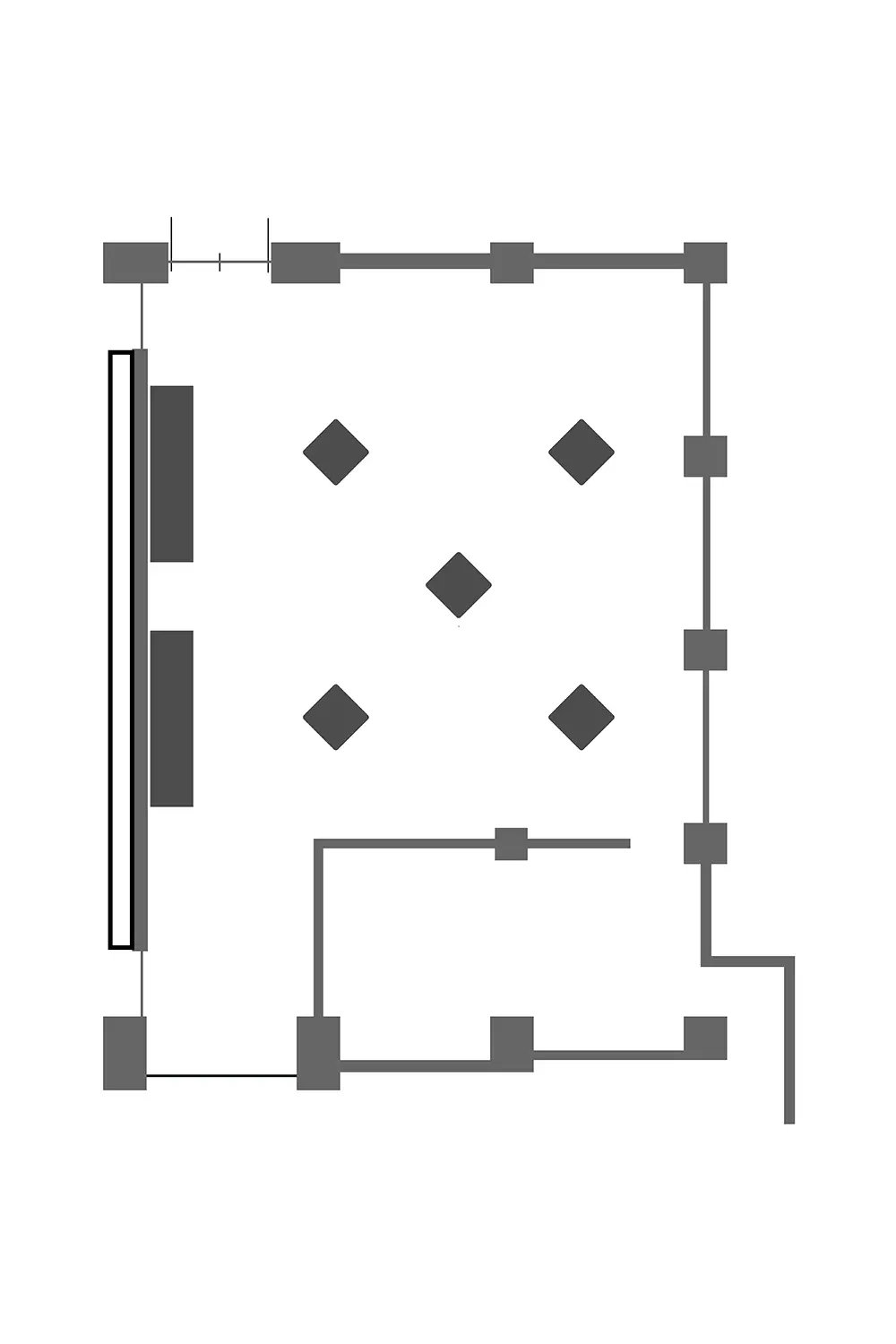 ビュッフェレイアウト