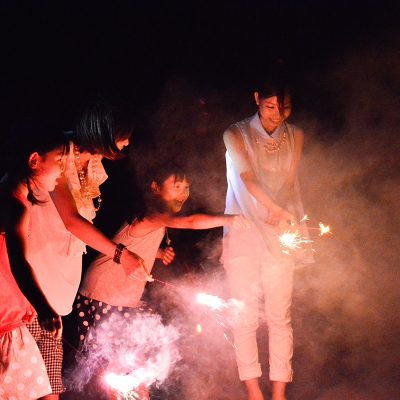 春休み限定　手持ち花火イベント