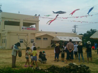 運動会会場は公民館 運動会会場は公民館